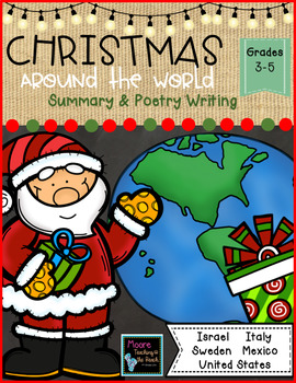 Preview of Christmas Around the World Writing & Poetry Grades 3-5