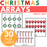 Christmas Arrays Task Cards for Multiplication or Repeated