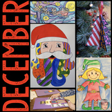 Christmas Activities Bundle: 6 Art-Infused Holiday / Chris