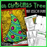 Christmas activity - Art Lesson Plan : Oh Christmas Tree !