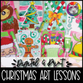 Christmas Art Lessons Booklet, Quick Art Projects for DIGI
