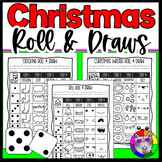 Christmas Art Lessons, Roll and Draw Activities and Direct