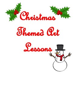 Preview of Christmas Art Scheme. 5 Festive Lessons for Christmas 2023