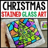 Christmas Art - Stained Glass Directed Drawing - Reading C
