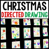 Christmas Art - Watercolor Ornaments Directed Drawing - Re