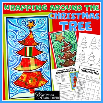 Preview of Christmas Activities - Art Lesson : Wrapping Around the Christmas Tree !
