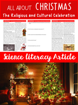 Preview of Christmas Reading Comprehension Passage |Christmas Reading Activities