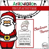 Christmas Articulation Fun Flips - Activity Book