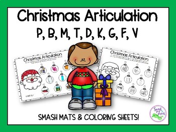 Christmas Articulation Mini Coloring Books