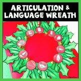 Christmas Articulation and Language Wreath Craft