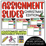Christmas Assignment Slides | Google Slides & PowerPoint |