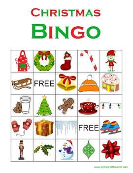 Christmas Bingo By Fun Kids Printables 