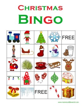 Christmas BINGO by Fun Kids Printables | TPT