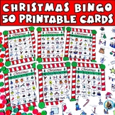 Christmas BINGO with 50 Individual Boards and Calling Card