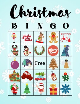 Christmas BINGO by The Jade Butterfly Co | TPT