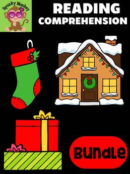Preview of Christmas BUNDLE: Reading Comprehension Passages & Questions - Level A,B,C
