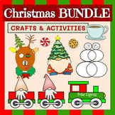 Christmas BUNDLE - crafts, cards, writing activities, door