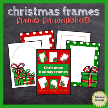 Preview of Christmas Holiday Frames