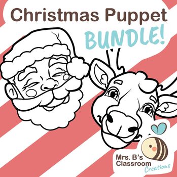 Preview of Christmas Bag Puppet Bundle