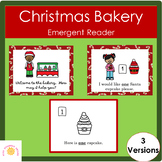 Christmas Bakery Counting Math Reader