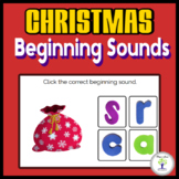Christmas Beginning Sounds Activity For Distance Learning