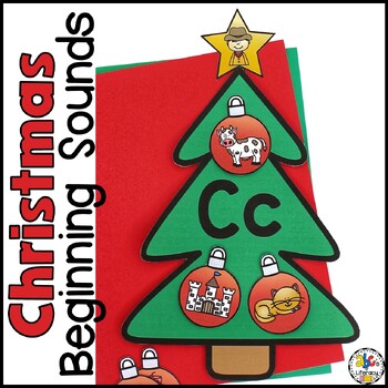 Preview of Christmas Beginning Sounds Activity | Letter Sound Recognition Picture Sort