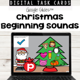 Christmas Beginning Sounds using Google Slides™ 