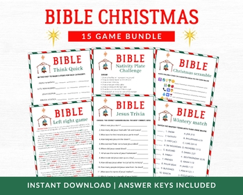 Christmas Bible Games, Christmas Games, Christian Christmas Games ...