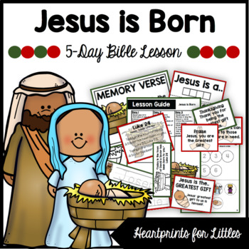 Christmas Bible Lesson | Jesus is Born by Heartprints for Littles