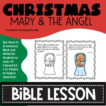 Download Christmas Bible Lesson Mary and the Angel (All About Series/Preschool Kinder)