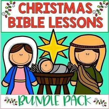 Preview of Christmas Bible Lesson Kids Christan Christmas Curriculum Nativity Sunday School