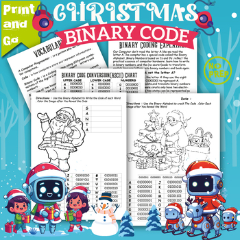 Preview of Christmas Binary Code