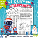 Christmas Binary Code:Learn binary code through coloring-R