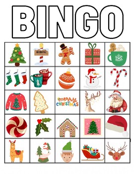 Christmas Bingo by Teachinglittles139 | TPT