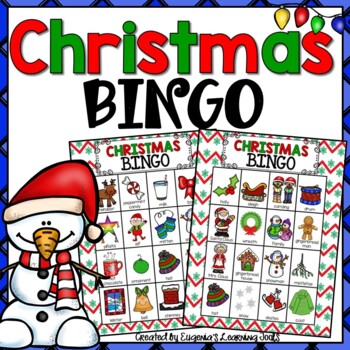 Christmas Activities| Christmas Bingo by Eugenia's Learning Tools