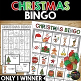 Christmas Bingo Activity Game 25 Different Bingo Cards for