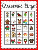 Christmas Bingo (30 different playing cards & calling card
