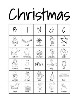 Christmas Bingo by K8's Creations | TPT