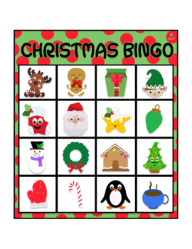 Christmas Bingo by Elvia Montemayor -Nest- | Teachers Pay Teachers