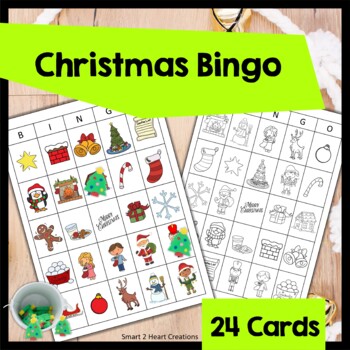 Christmas Bingo by Smart 2 Heart Creations | Teachers Pay Teachers