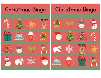 Christmas Bingo by Jaycee Giles | TPT