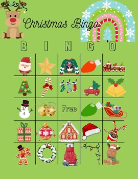 Christmas Bingo by BeeHappyTeacher | TPT