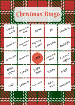 Christmas Bingo *Canva Template* 4 by Amanda Ware | TPT