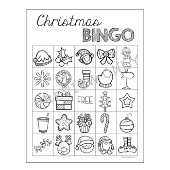 Christmas Bingo Cards by Little Bell Lessons | Teachers Pay Teachers