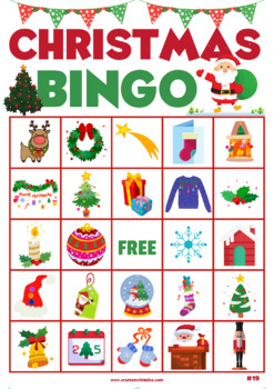 Christmas Bingo For Kids, Christmas Bingo Party, Christmas Classroom ...