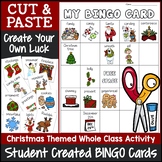 Christmas Bingo Game | Cut and Paste Activities Bingo Template