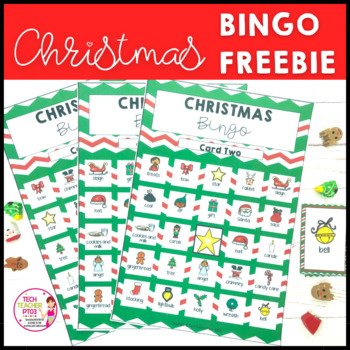 Christmas Bingo Game Free Download by Tech Teacher Pto3 | TpT