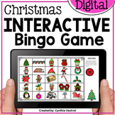 Christmas Bingo Game for Google Classroom - Digital and Pr