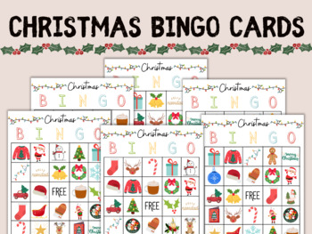 Preview of Christmas Bingo | Printable Kids Christmas Activity | Christmas Bingo and Memory