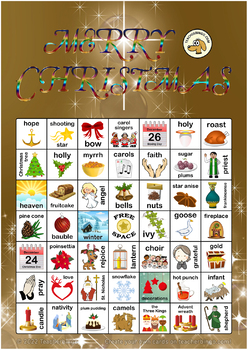 Christmas Bingo Religious 7x7 (100 pages + call sheet) by Teacherbingo